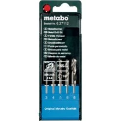 Metabo Metallbohrerset 5-tlg. Mit Sechskantschaft