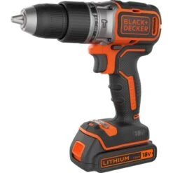 Black & Decker Black+Decker 18 V Akku-Schlagbohrschrauber BL188KB Inkl. 1,5 Ah Akkus Mit Koffer
