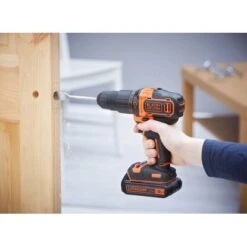 Black & Decker Black+Decker 18 V Akku-Schlagbohrschrauber BDCHD18K Inkl. 1,5 Ah Akku Mit Koffer -Elektrowerkzeug Geschäft 200777 2012 8