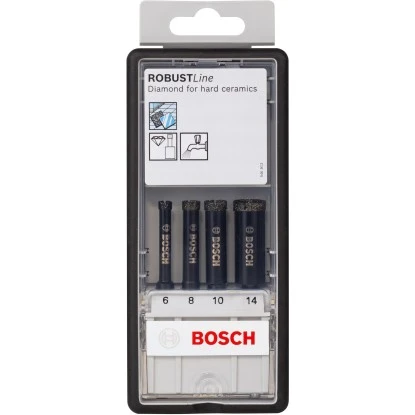 Bosch Diamantnassbohrer Diamond For Hard Ceramics Set 4-tlg. (6/8/10/14 Mm) 1 Bosch Diamantnassbohrer Diamond For Hard Ceramics Set 4-tlg. (6/8/10/14 Mm)