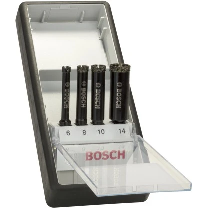 Bosch Diamantnassbohrer Diamond For Hard Ceramics Set 4-tlg. (6/8/10/14 Mm) 2 Bosch Diamantnassbohrer Diamond For Hard Ceramics Set 4-tlg. (6/8/10/14 Mm) – Bild 2