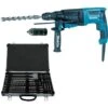 Makita Bohrhammer HR2630TX Mit SDS-Plus Inkl. 17-tlg. Bohrer- & Meißelset 800 W