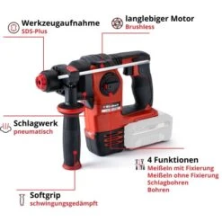 Einhell 18 V Akku-Bohrhammer Power X-Change Herocco Solo Mit Koffer -Elektrowerkzeug Geschäft 4006825630343 2171 03