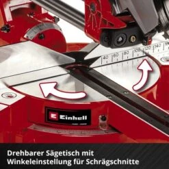 Einhell Power X-Change Akku-Zug-Kapp-Gehrungssäge TE-SM 36/210 Li Solo -Elektrowerkzeug Geschäft 4006825641523 2171 06