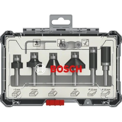 Bosch Rand- Und Kantenfräser Set 8 Mm Schaft 6-teilig 1 Bosch Rand- Und Kantenfräser Set 8 Mm Schaft 6-teilig