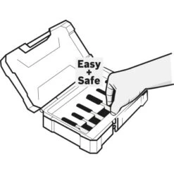 Bosch Nutfräser Set 8 Mm Schaft 6-teilig -Elektrowerkzeug Geschäft 440429 3058 easysafe 5