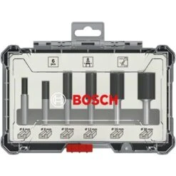 Bosch Nutfräser Set 8 Mm Schaft 6-teilig -Elektrowerkzeug Geschäft 440433 3058 2607017466 3