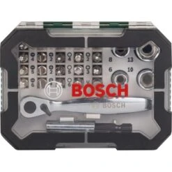 Bosch Schrauberbit-Set Mit Ratsche 26-teilig -Elektrowerkzeug Geschäft 490795 3058 2607017322 3