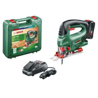 Bosch 18 V Akku-Stichsäge PST 18 Li Inkl. Akku & Ladegerät 1 Bosch 18 V Akku-Stichsäge PST 18 Li Inkl. Akku & Ladegerät