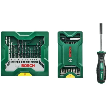 Bosch Mini X-Line Bit-Set 41-teilig Inkl. Bithalter-Schraubendreher 1 Bosch Mini X-Line Bit-Set 41-teilig Inkl. Bithalter-Schraubendreher