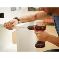 Black & Decker Black+Decker 10,8 V Akku-Bohrschrauber BDODD12KA Inkl. 1,5 Ah Akku, Mit Koffer -Elektrowerkzeug Geschäft 658363 2012 13