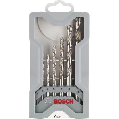 Bosch Stahlbohrer Pro Mini X-Line-Set HSS-G 7-teilig 2 Bosch Stahlbohrer Pro Mini X-Line-Set HSS-G 7-teilig – Bild 2