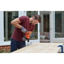 Black & Decker Black+Decker 500 W Schlagbohrmaschine BEH200K Inkl. Tiefenanschlag Mit Koffer -Elektrowerkzeug Geschäft 760746 2012 BEH200KQS 05