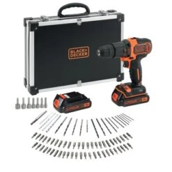 Black & Decker Black+Decker 18 V Akku-Schlagbohrschrauber BDCHD18BAFC Inkl. 1,5 Ah Akkus