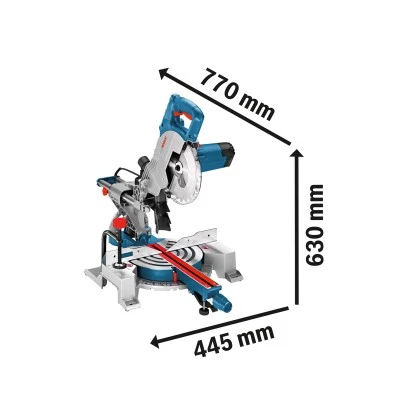 Bosch Professional Paneelsäge GCM 80 SJ 1.400 W Inkl. 2 Sägeblätter Ø 216 Mm 2 Bosch Professional Paneelsäge GCM 80 SJ 1.400 W Inkl. 2 Sägeblätter Ø 216 Mm – Bild 2