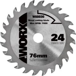 Worx TCT Sägeblatt 24 Zähne WA5030